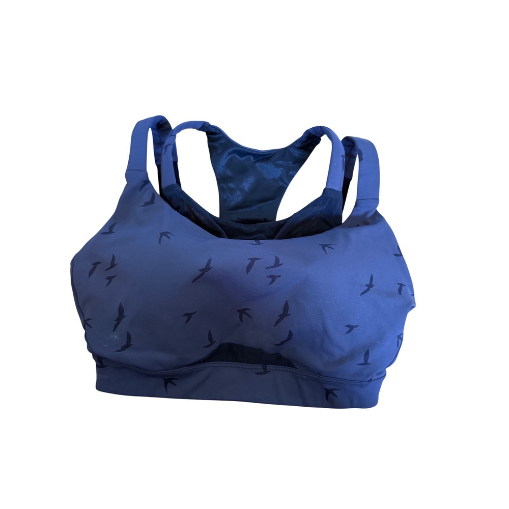 Oiselle flying birds high impact sports bra athletic wear running sports workout
